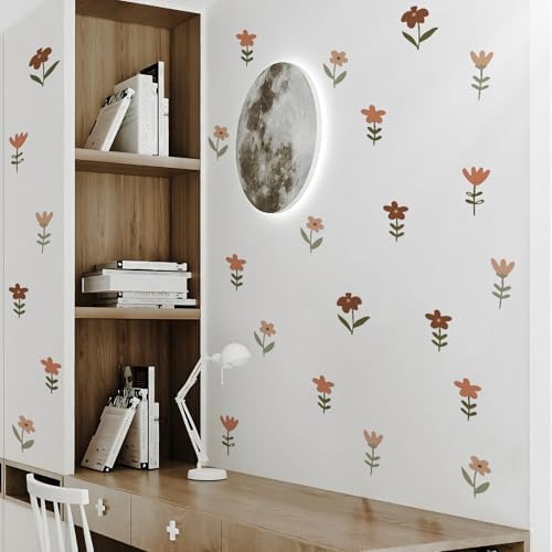 Boho Wall Stickers for Girls Bedroom Decor 6 Sheets