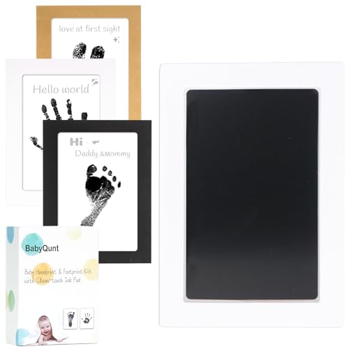 Babyqunt Inkless Hand and Footprint Kit for Newborns and Kids