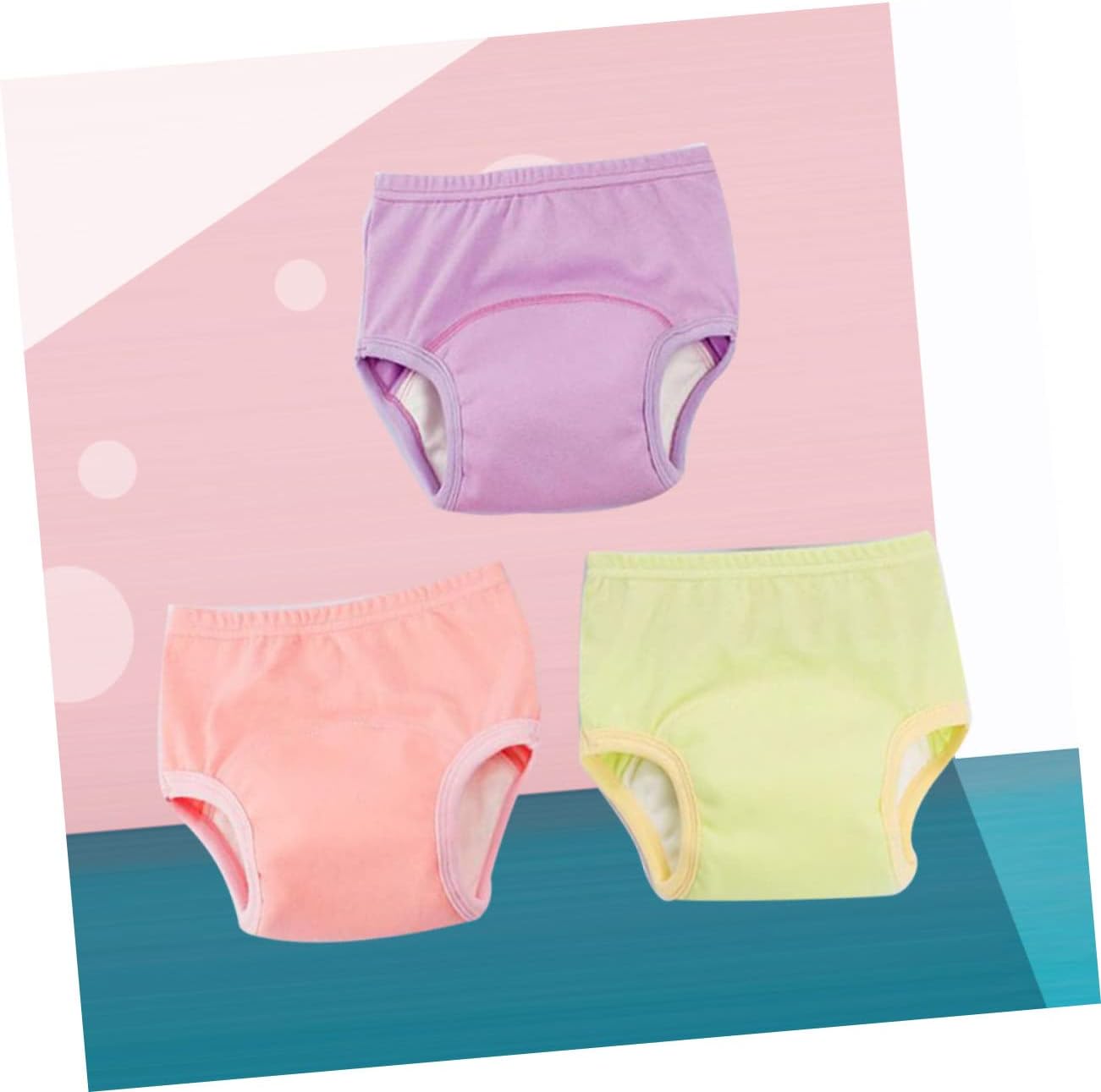 VICASKY Reusable Cotton Training Pants for Baby Potty Training