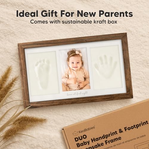 KeaBabies Baby Hand and Footprint Kit with Frame 1