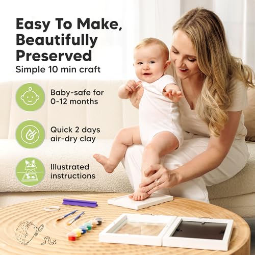 KeaBabies Personalized Baby Keepsake Kit
