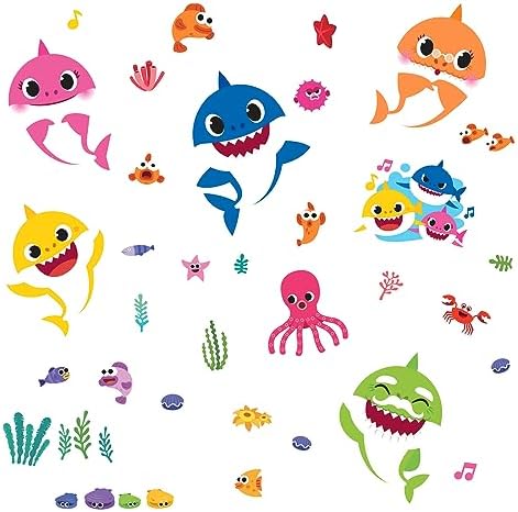 RoomMates RMK4303SCS Baby Shark Wall Decals