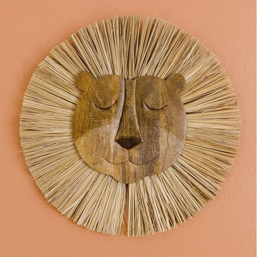 Crane Baby Wooden Lion Wall Decor for Nursery