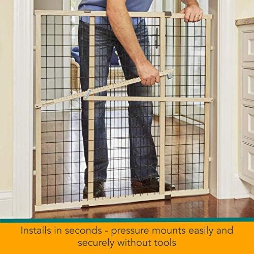 MYPET Pressure Mount Dog Gate - 295-50 Wide 31-37 Tall