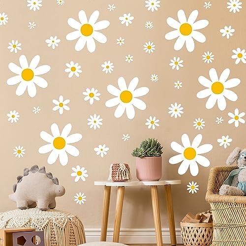 TaoBary 165 Piece Daisy Wall Decals for Home Decor