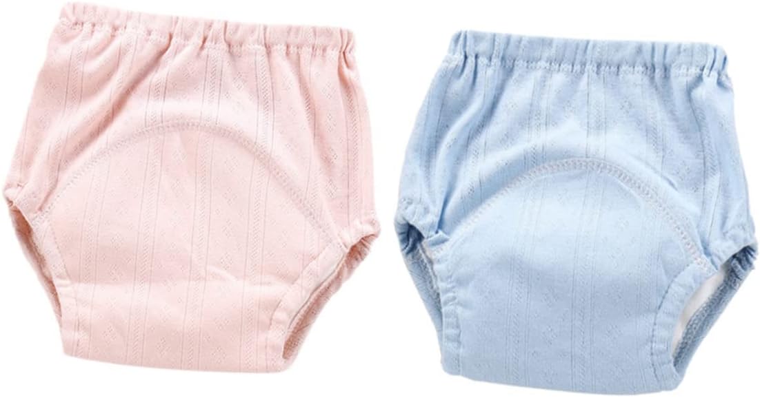 Totority 2 Pcs Baby Cotton Training Pants Flexible Fit