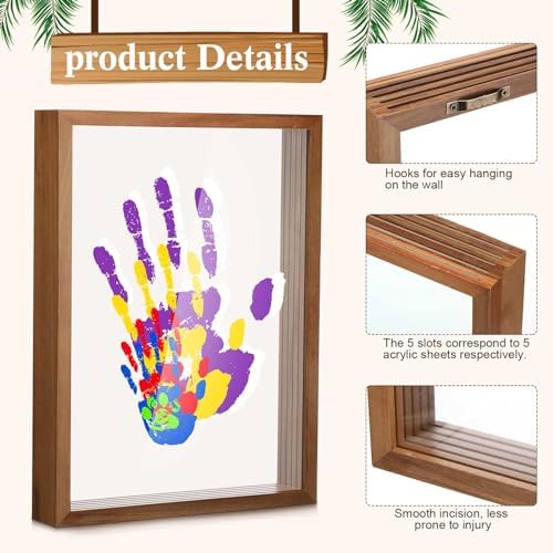 Suzile DIY Handprint Kit - Family Keepsake for Mothers Day and Fathers Day