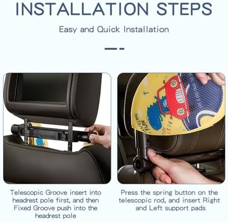 Kwaks Car Headrest Pillow for Kids and Adults