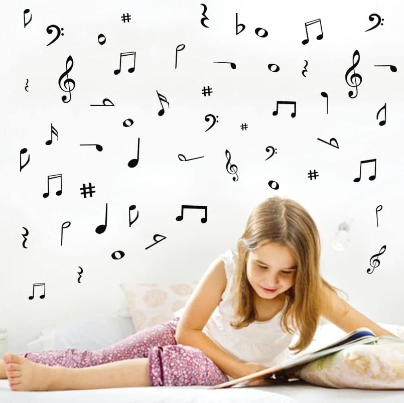 Musical Note Wall Decals for Classroom and Home Decor