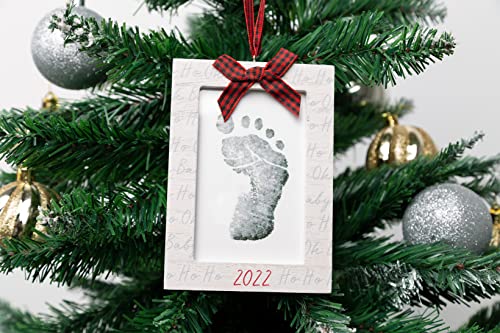 Kate Milo 2022 Baby Footprint Christmas Ornament