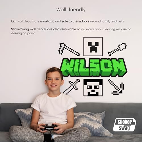 Custom Gaming Wall Decal - Made in USA