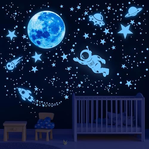 Glowing Stars for Kids Bedroom 530PCS Night Sky Wall Stickers