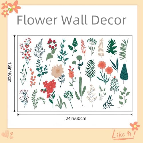 Floral Wall Decals for Baby Nursery and Toddler Room