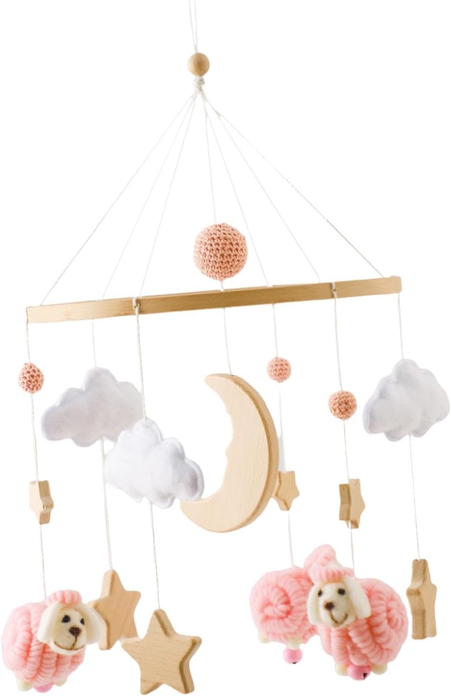 Generic Infant Nursery Mobile Hanging Decorative Toy Set for Baby Room