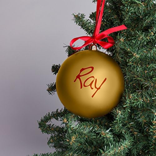 Tiny Ideas Christmas Baby Print Ball Ornament with Paint