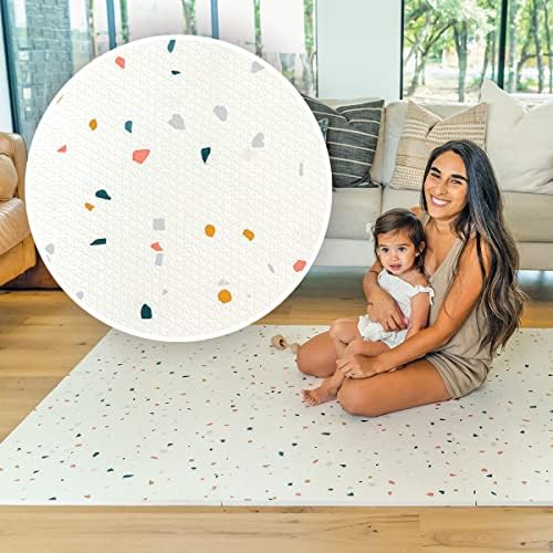 Simply Tots Modern Terrazzo Play Mat 4x6ft