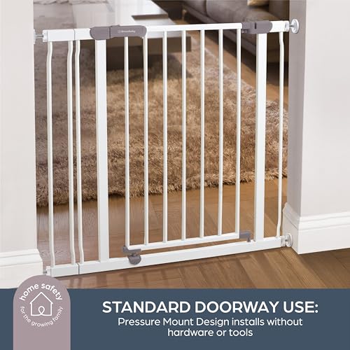 Dreambaby Ava Extra Wide Baby Gate - White Dog Gate
