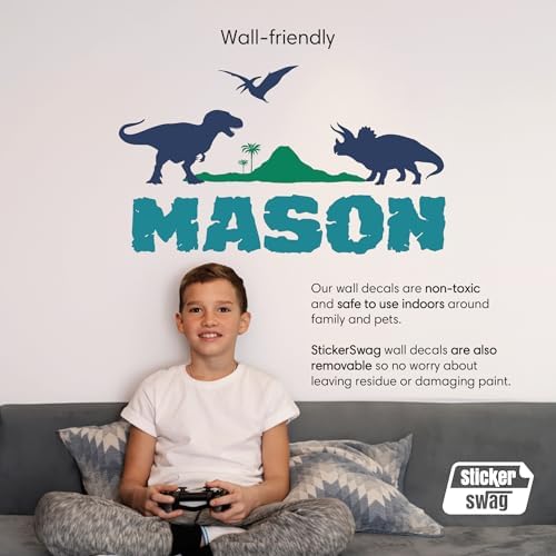 Custom Dinosaur Wall Stickers for Kids Room