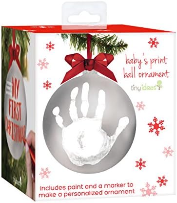 Tiny Ideas Christmas Baby Handprint Ornament Kit