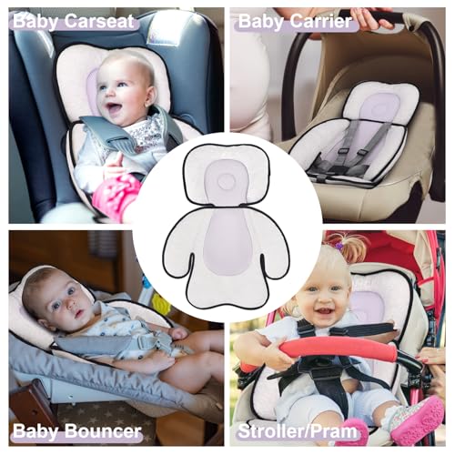Vocheer Toddler Stroller Cushion 3 in 1 Car Seat Support Pillow for Newborn 0-12 Months