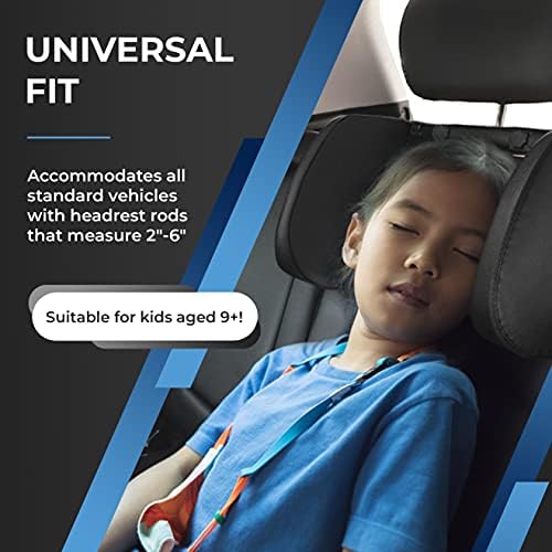 Slynx Car Headrest Pillow with Memory Foam Support