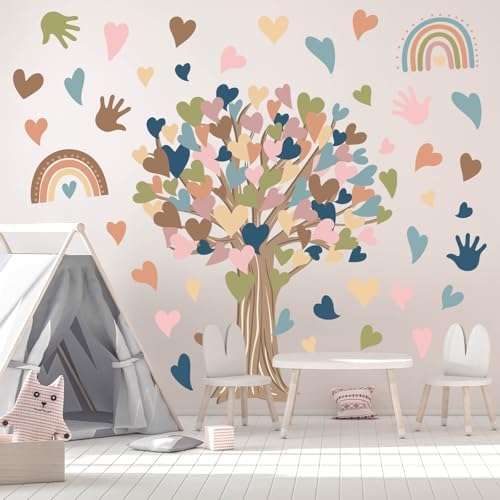 Boho Tree Wall Stickers for Classroom Decor