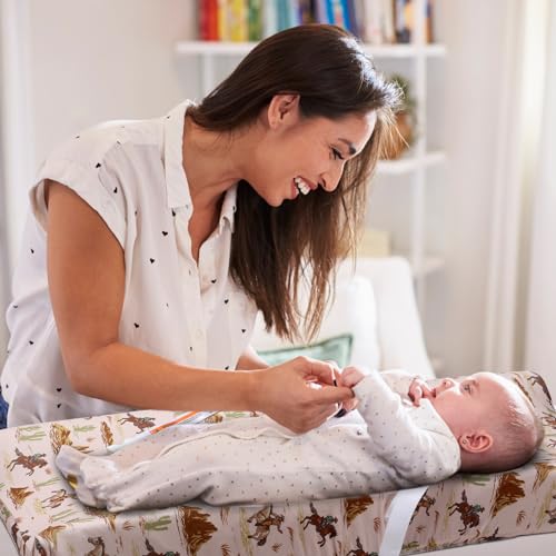4 Pcs Western Pattern Baby Changing Pad Covers for Boys and Girls