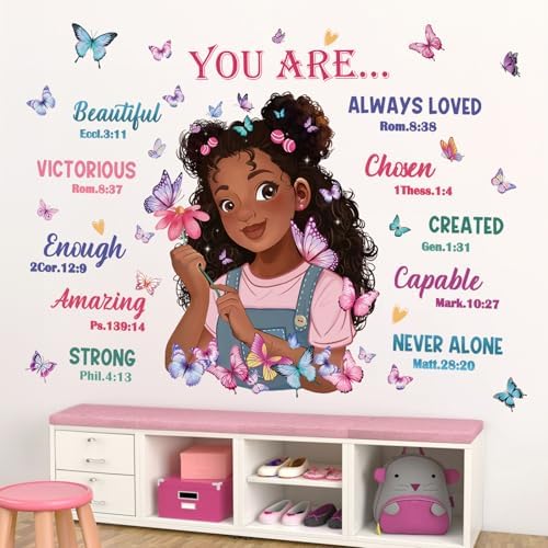 Wondever Black Girl Magic Wall Stickers