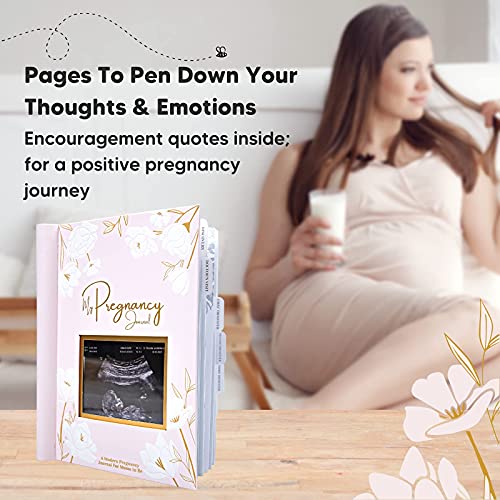 Personalized Baby Handprint Footprint Kit with Pregnancy Journal