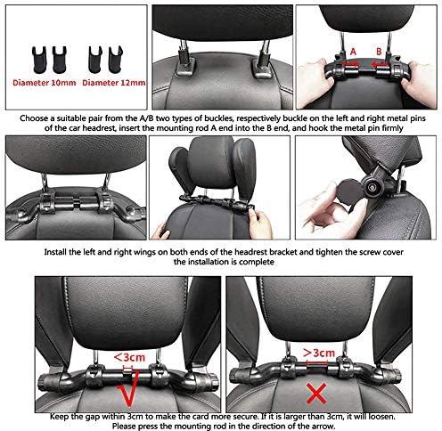 Car Seat Headrest Pillow for Comfort and Support