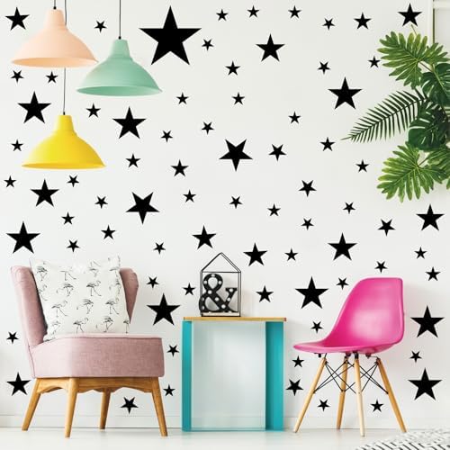 Black Star Wall Decals for Kids Bedroom Decor 1