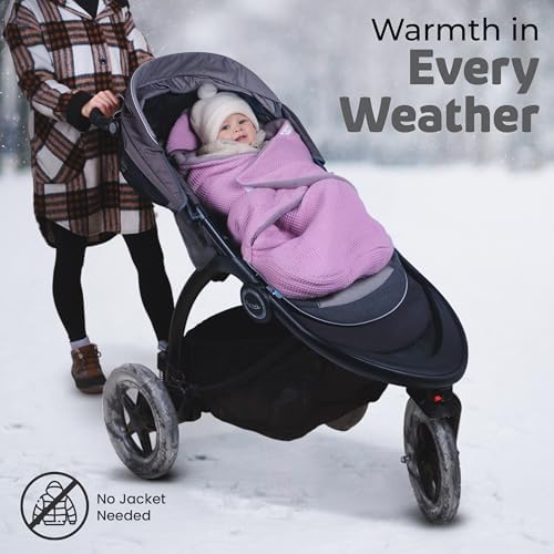 Swaddyl Car Seat Cover for Baby Girl Winter Essential Gift