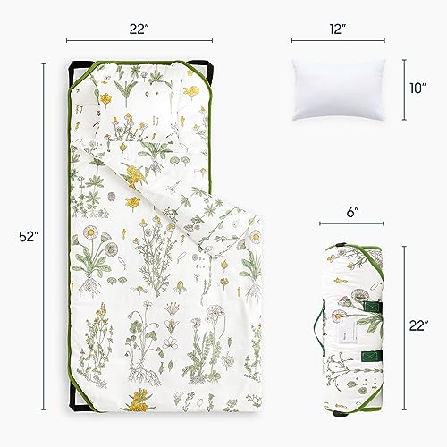 Wake In Cloud Cot Nap Mat with Pillow and Blanket