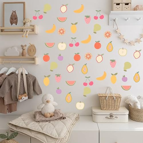 Colorful Fruit Wall Decal for Nursery and Kids Room