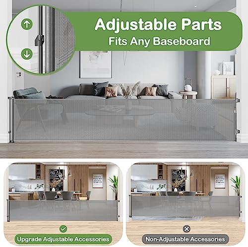 200 Inch Retractable Baby Gate for Wide Openings