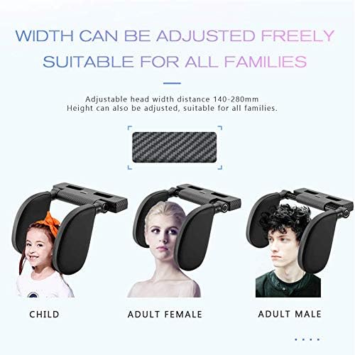 Car Headrest Pillow with 180 Degree Adjustment for Kids and Adults