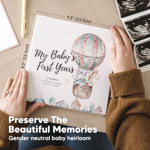 KeaBabies Inkless Hand and Footprint Kit with Memory Book