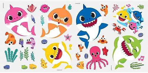 RoomMates RMK4303SCS Baby Shark Wall Decals