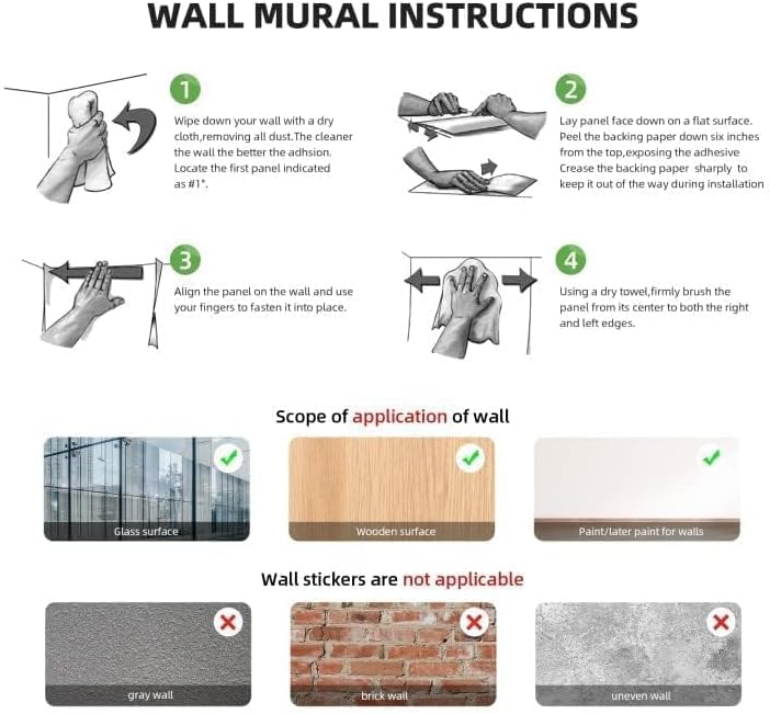 Watercolor Jungle Animal Wall Stickers for Kids Room Decor