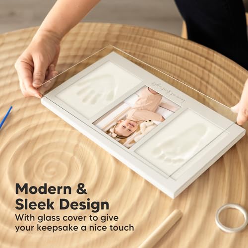 KeaBabies Baby Hand and Footprint Kit with Frame