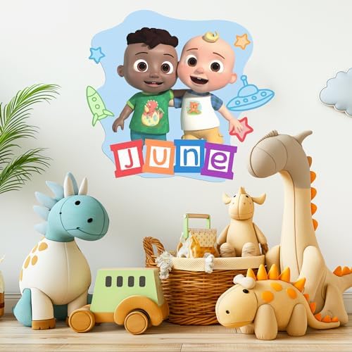 EGD Custom Name Wall Decal for CoComelon Kids