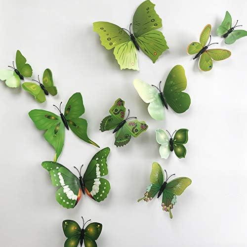 36pcs 3D Colorful Butterfly Wall Stickers DIY Decor Craft Set for Kids and Babies