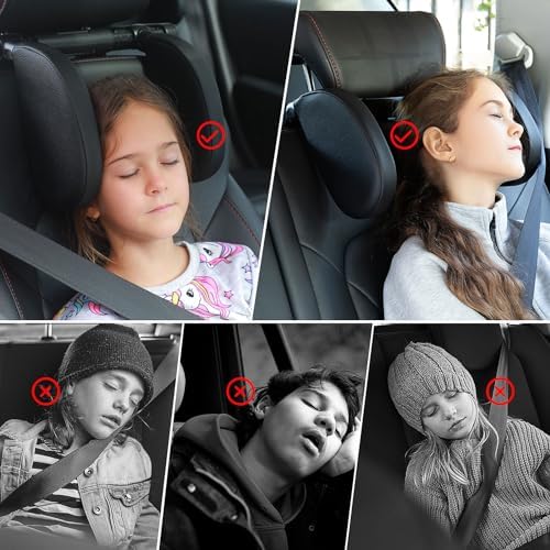 QRabbit Car Headrest Pillow with Phone Holder