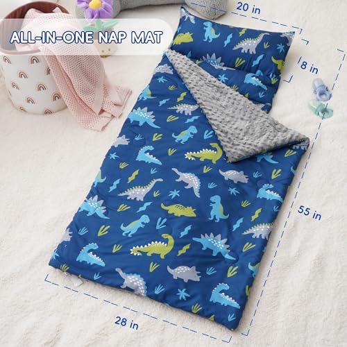 Bunnikins Clover Toddler Nap Mat with Pillow 1