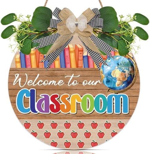 3D Classroom Door Sign Welcome Welcome Back to School Decor