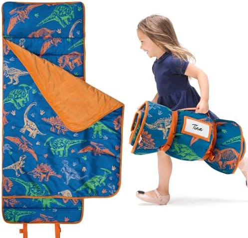 Deppon Toddler Nap Mat with Pillow and Blanket