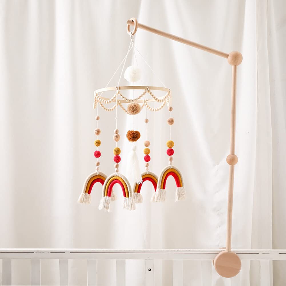 EUBUY Baby Crib Mobile for Boys Girls Boho Design