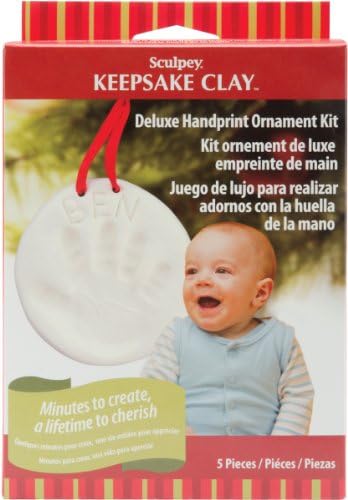 Sculpey Hand Print Memory DIY Kit - White Polymer Clay