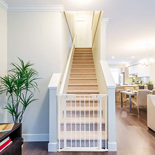 Costzon Baby Safety Gate with Walk-Through Door