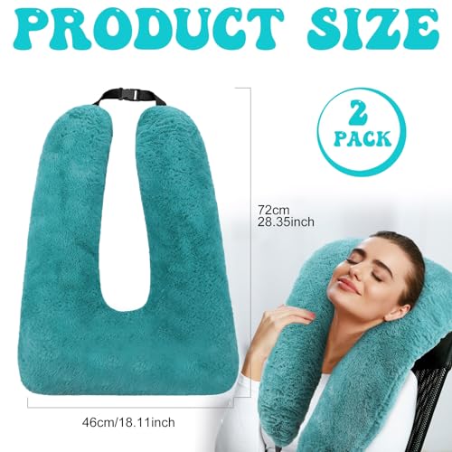 2 Pcs U Shaped Travel Pillow for Car and Plane Use